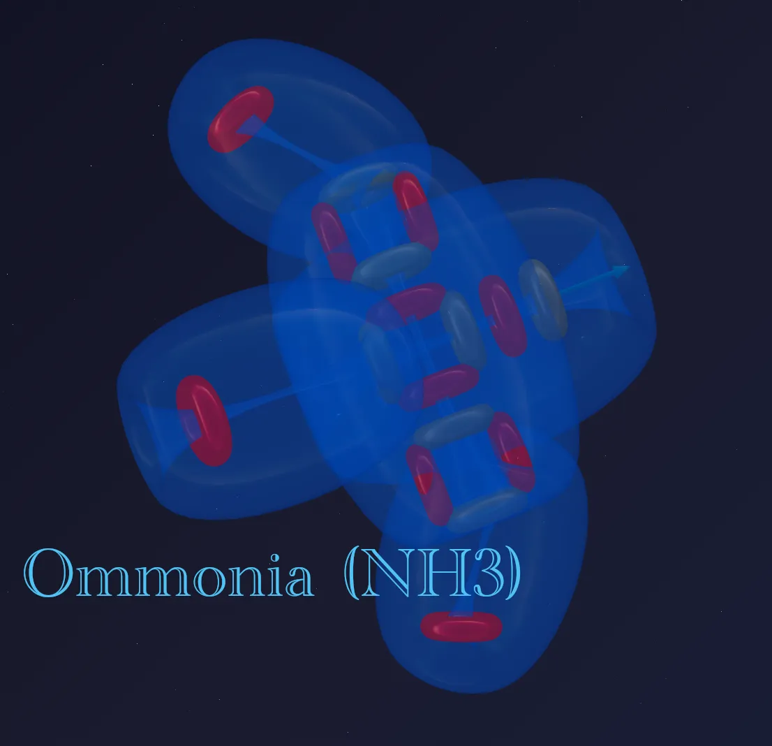 Ammonia molecule NH₃