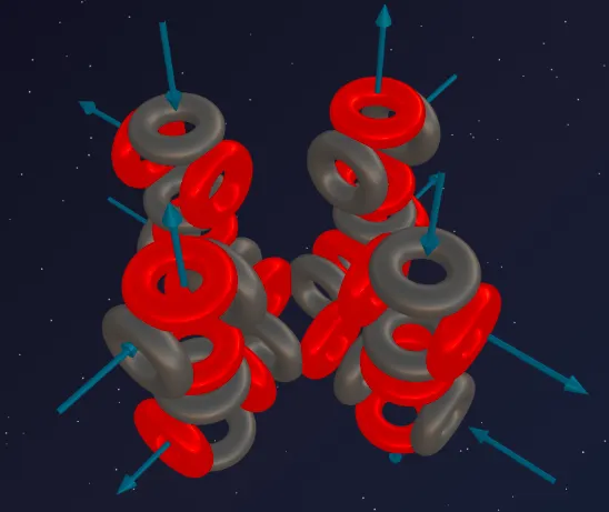 Argon-36 nucleus model