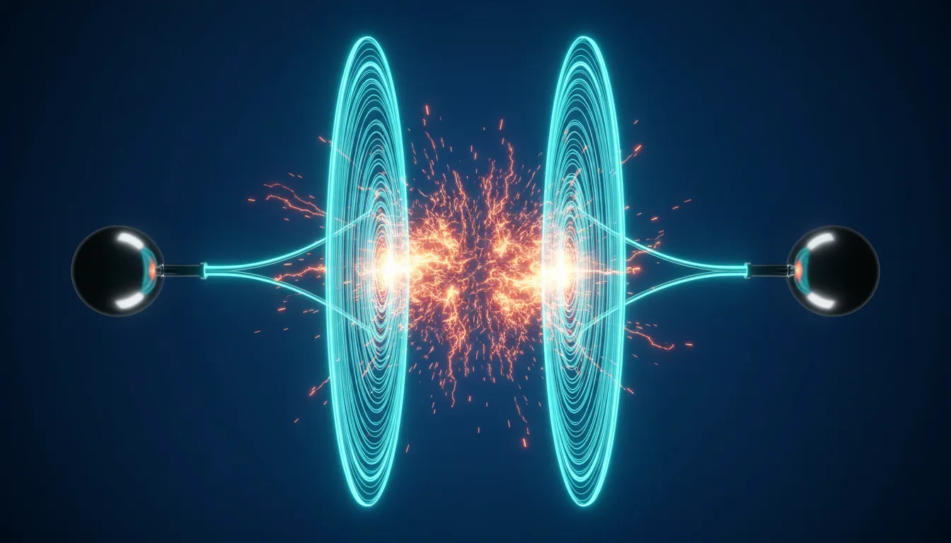 Repulsion of like charges