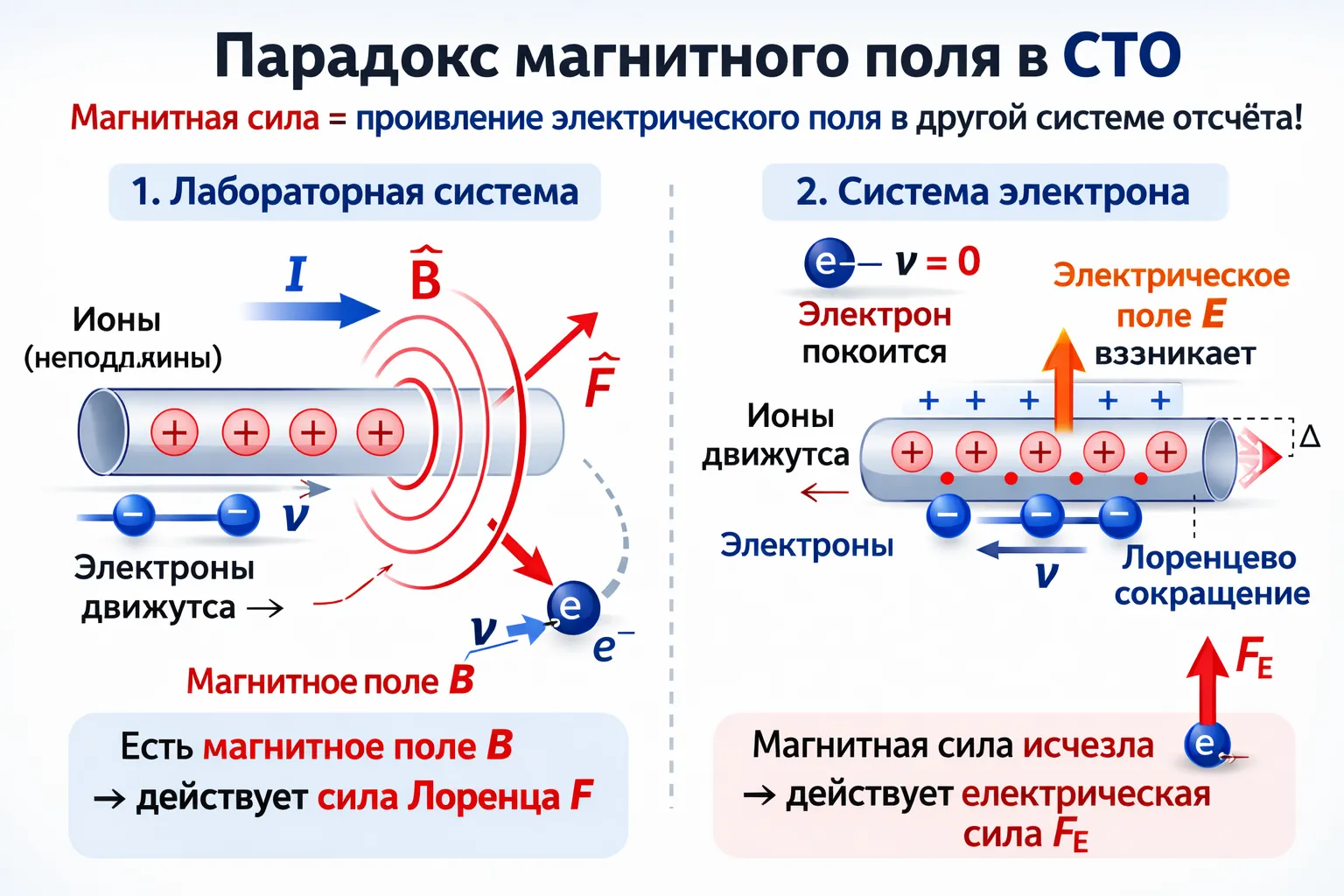 Magnetic field paradox